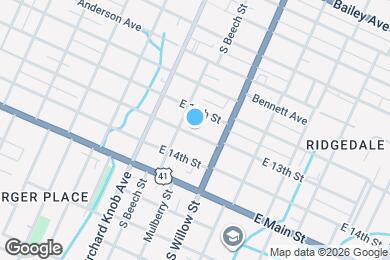 Map image of the property - 2007 E 13th St