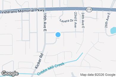 Map image of the property - 1715 20th Ave E