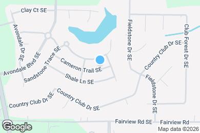 Map image of the property - 3857 Cameron Trail SE
