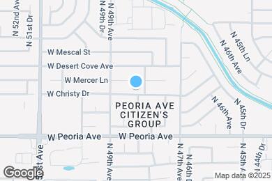 Map image of the property - 4806 W Christy Dr