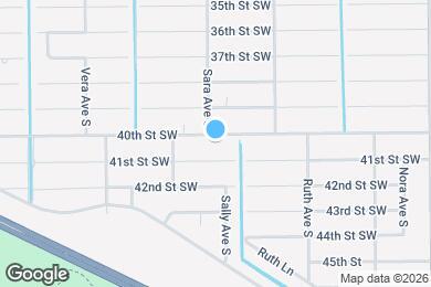 Map image of the property - 3319 40th St SW