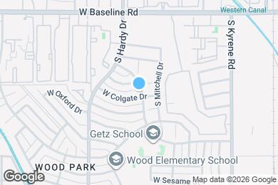 Map image of the property - 804 W Colgate Dr