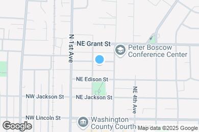 Map image of the property - 224 NE Jefferson St