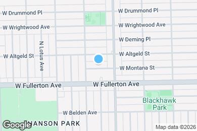 Map image of the property - 5232 W Montana St