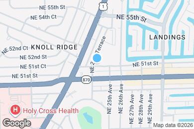 Map image of the property - 2455 NE 51st St
