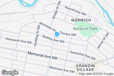 Map image of the property - 2147-2149 Berkley Ave SW