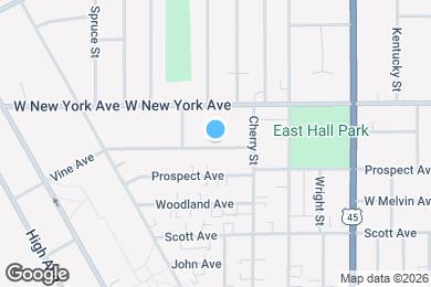 Map image of the property - 734 Vine Ave