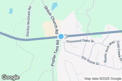 Map image of the property - 11100 Thousand Oaks Dr