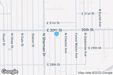 Map image of the property - 2945 N Denny St