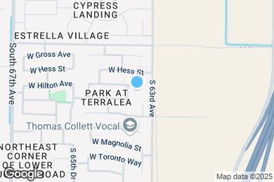 Map image of the property - 6311 W Hilton Ave