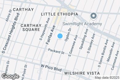 Map image of the property - 1214 South Orange Grove Ave