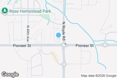 Map image of the property - 129 N 44th Pl