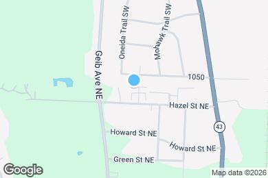 Map image of the property - 1157 Yuma Cir NE
