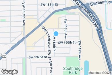 Map image of the property - 18951 SW 113th Pl