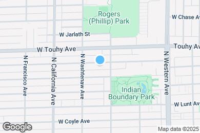 Map image of the property - 2625 W Fitch Ave