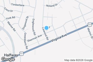 Map image of the property - 1527 Sherman Ave