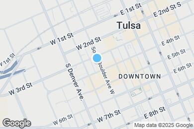 Map image of the property - 310 S Boulder Ave