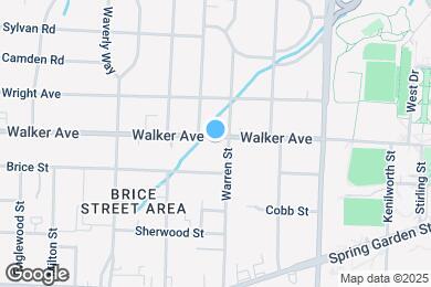 Map image of the property - 1805 Walker Ave