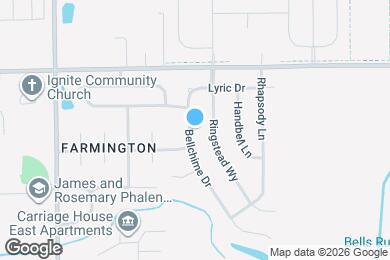 Map image of the property - 4459 Bellchime Dr