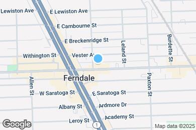 Map image of the property - 211 E 9 Mile Rd