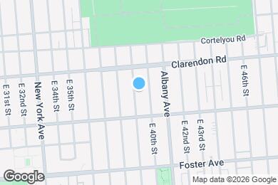 Map image of the property - 595 E 39th St