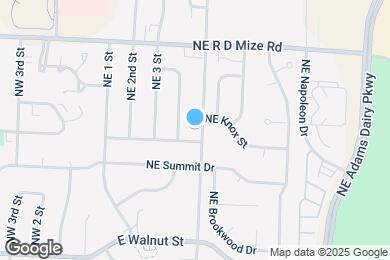 Map image of the property - 509 NE Sunnyside School Rd