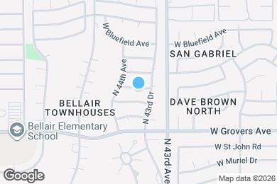 Map image of the property - 4335 W Michelle Dr
