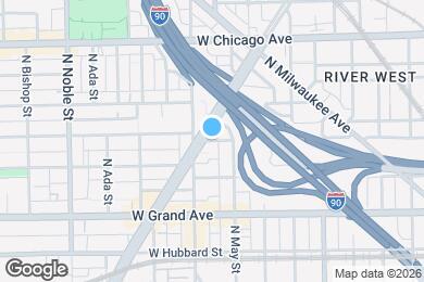 Map image of the property - 1129 W Erie St