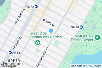 Map image of the property - 100 W 93rd St