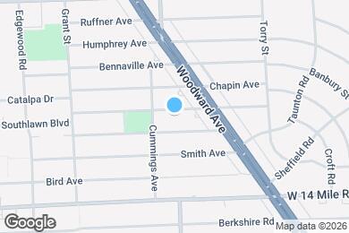 Map image of the property - 1208 Emmons Ave