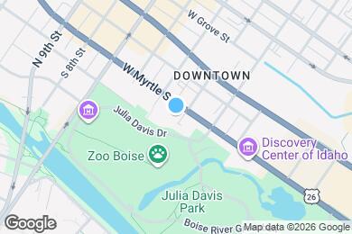 Map image of the property - 405 W Myrtle St