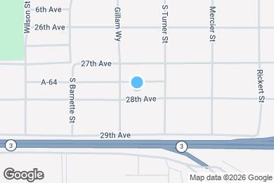 Map image of the property - 1048 28th Ave
