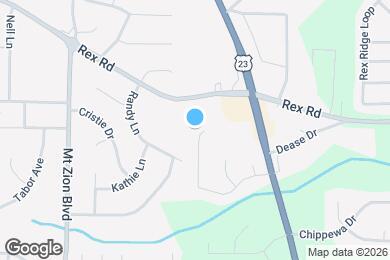 Map image of the property - 1885 Owens Trail