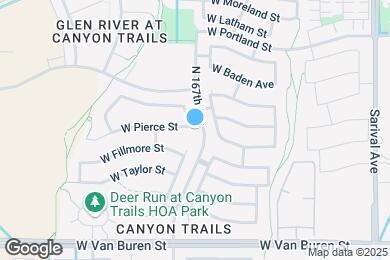 Map image of the property - 705 N 167th Dr