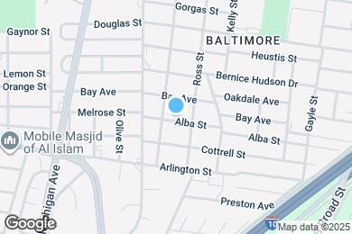Map image of the property - 1208 Alba St