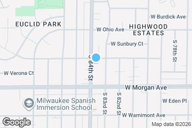 Map image of the property - 3412 S 84th St