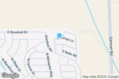 Map image of the property - 1337 E Stirrup Ln