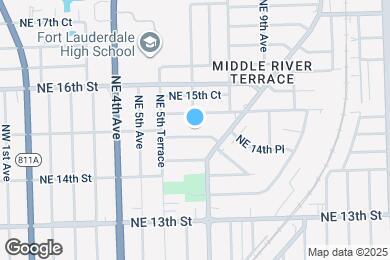Map image of the property - 609 NE 14th Pl