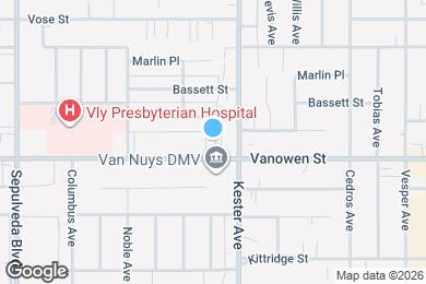 Map image of the property - 14921 Vanowen St
