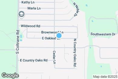 Map image of the property - 3308 E Oakleaf Dr