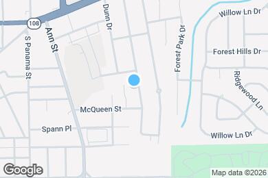 Map image of the property - 208 Bradley Dr