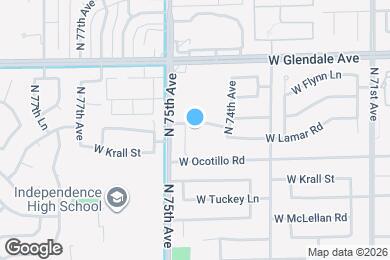 Map image of the property - 7441 W Fleetwood Ln