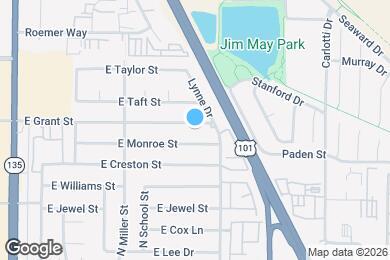 Map image of the property - 602 E Grant St