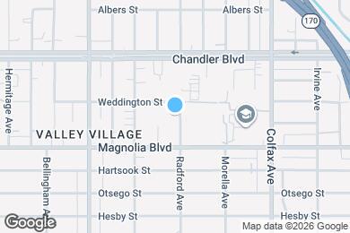 Map image of the property - 5257 Radford Ave