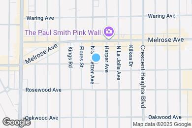 Map image of the property - 616 North Sweetzer Avenue
