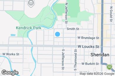 Map image of the property - 448 W Brundage St