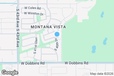 Map image of the property - 4027 W Valley View Dr