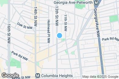 Map image of the property - 3511 13th St NW