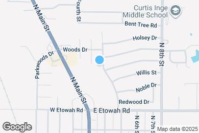 Map image of the property - 908 N 5th St