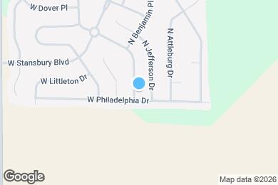 Map image of the property - 5615 N Jamestown Dr